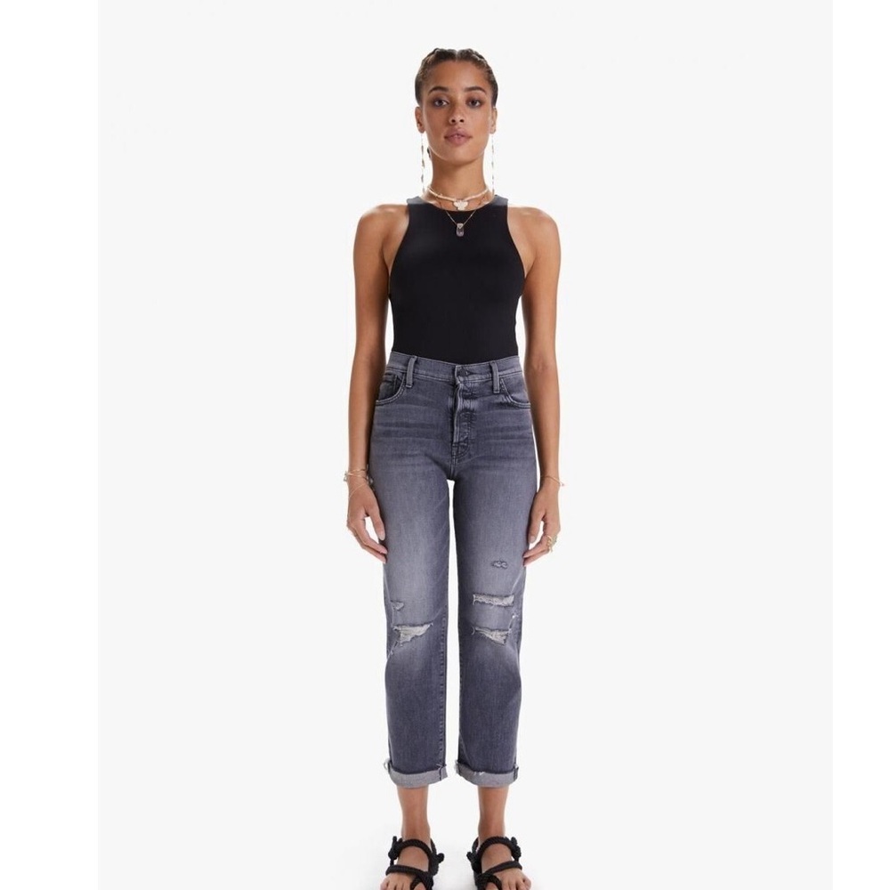 MOTHER "The Scrapper Cuff Ankle Fray" Jeans Size 31